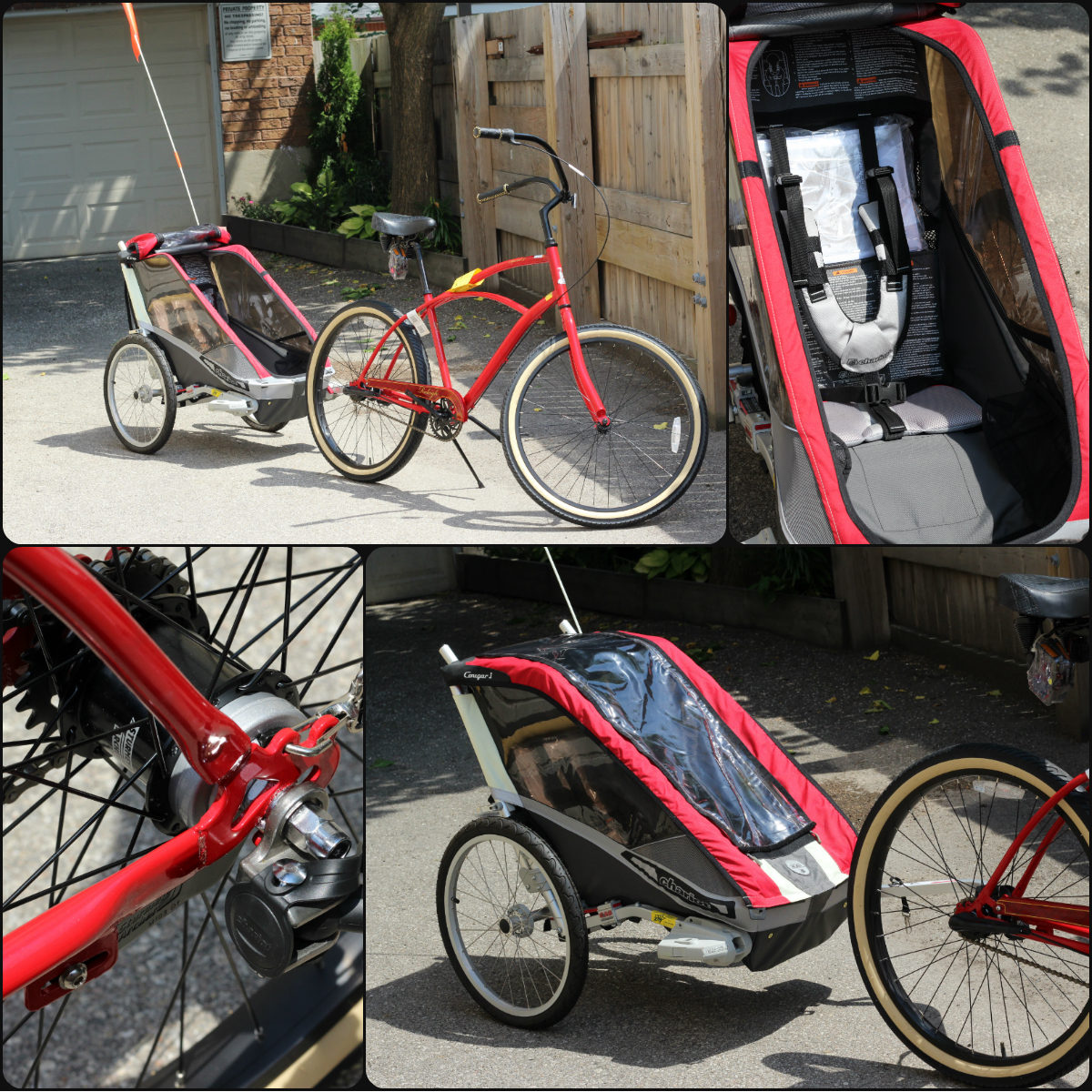 chariot cougar 1 bike trailer